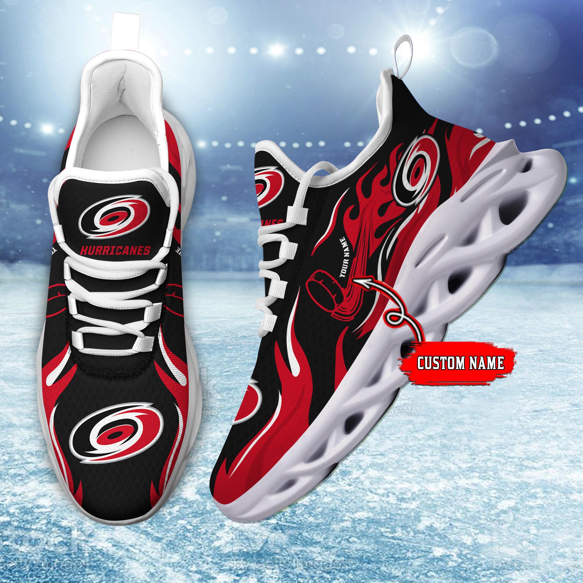 Carolina Hurricanes Max Soul Shoes Sneakers for Men And Women – NHL Hockey Fan Shoes, Team Sneakers
