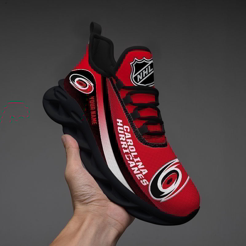 Carolina Hurricanes Max Soul Shoes Sneakers for Men And Women – NHL Hockey Fan Shoes, Team Sneakers - Image 4