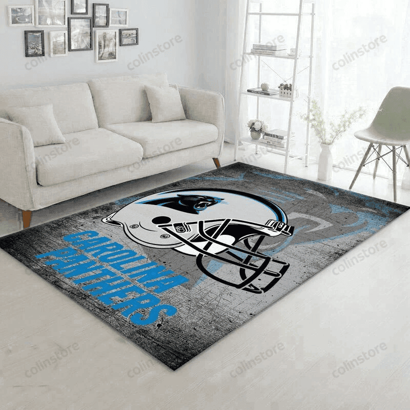 Carolina Panthers 23 3D Rectangle Area Rug – Full Print Carpet For Living Room & Bedroom Home Decor