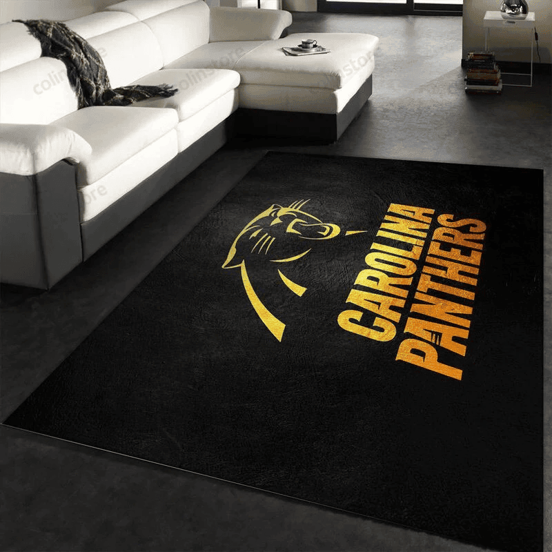 Carolina Panthers 29 3D Rectangle Area Rug – Full Print Carpet For Living Room & Bedroom Home Decor