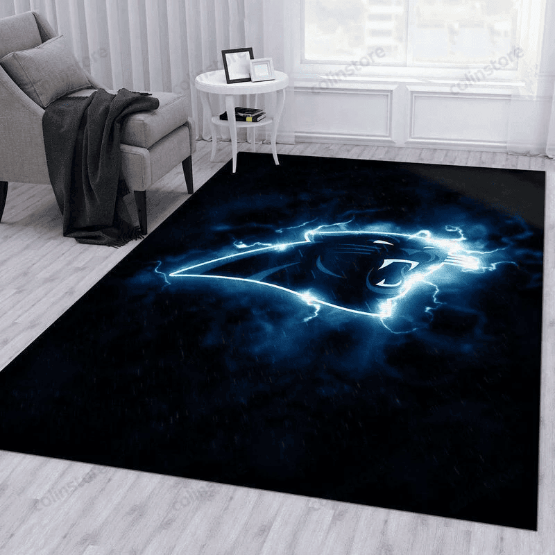 Carolina Panthers 31 3D Rectangle Area Rug – Full Print Carpet For Living Room & Bedroom Home Decor