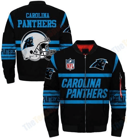 Carolina Panthers Bomber Jacket | NFL Team Jacket for Men & Women | Football Fan Gift