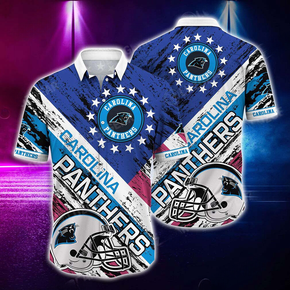 Carolina Panthers Jungle Passion Aloha Hawaiian Shirt for Men & Women