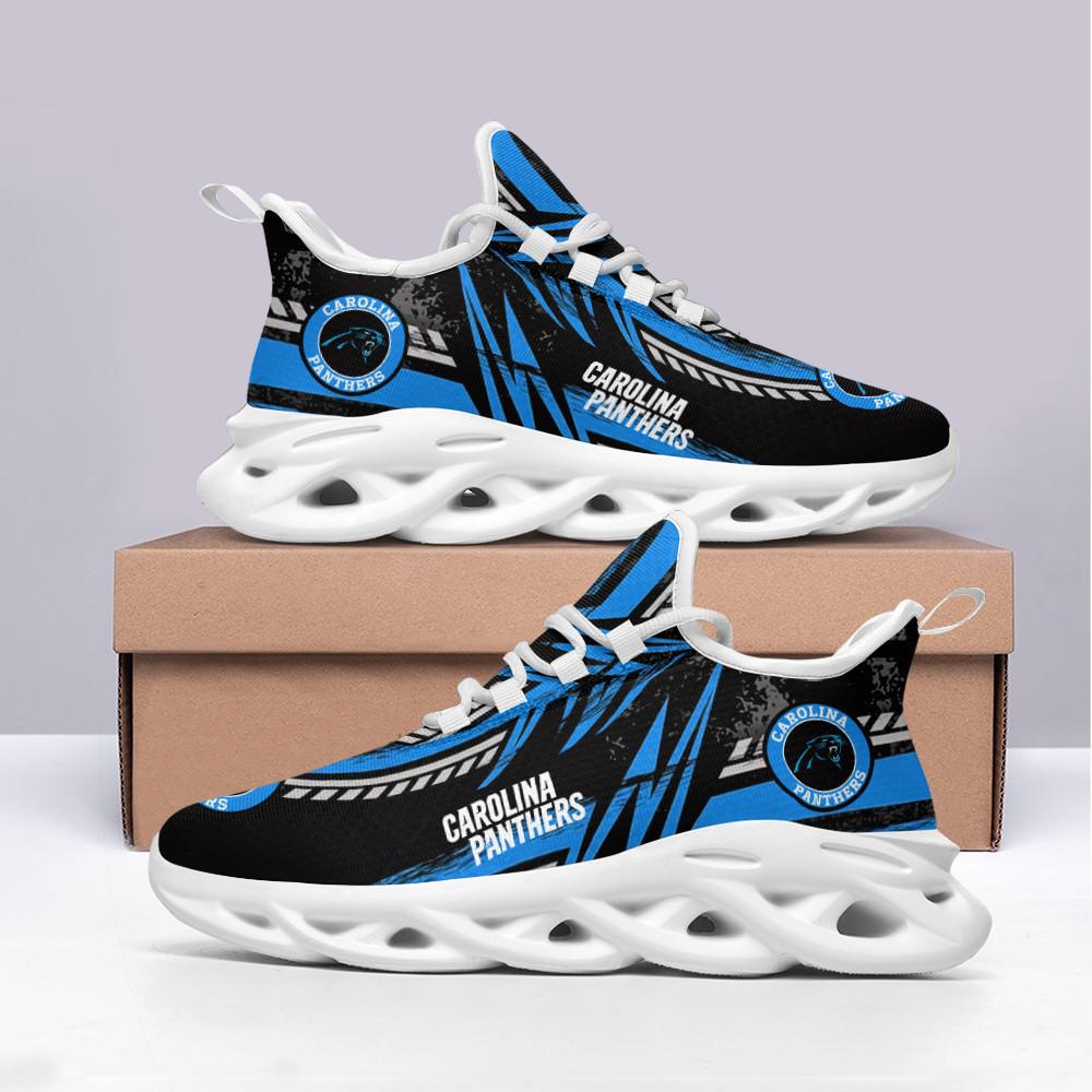 Carolina Panthers Max Soul Shoes Sneakers for Men And Women – NFL Football Fan Shoes, Team Sneakers - Image 3