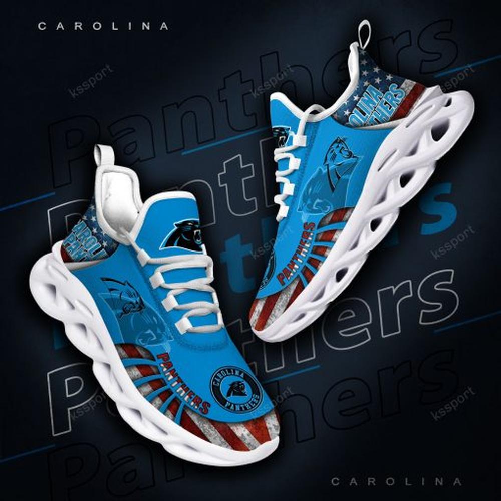 Carolina Panthers Max Soul Shoes Sneakers for Men And Women – NFL Football Fan Shoes, Team Sneakers - Image 6