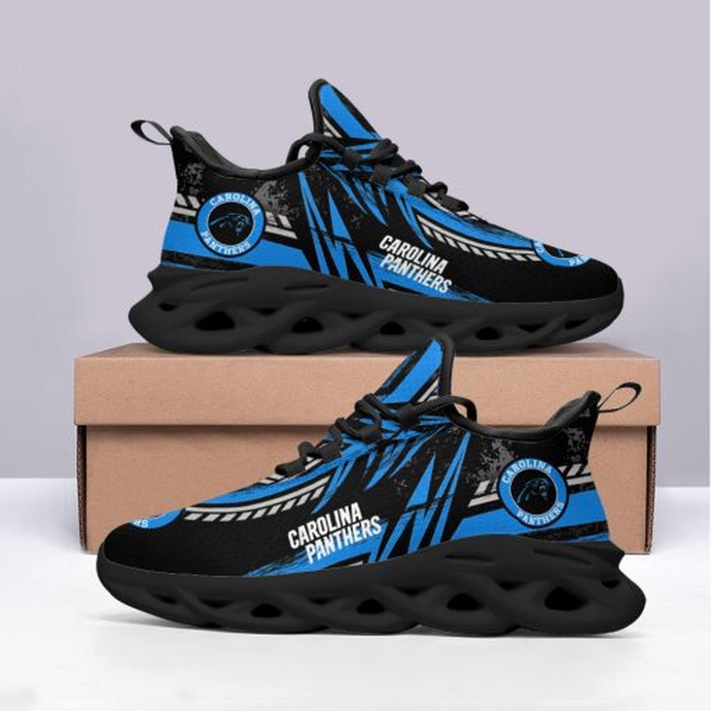 Carolina Panthers Max Soul Shoes Sneakers for Men And Women – NFL Football Fan Shoes, Team Sneakers - Image 5