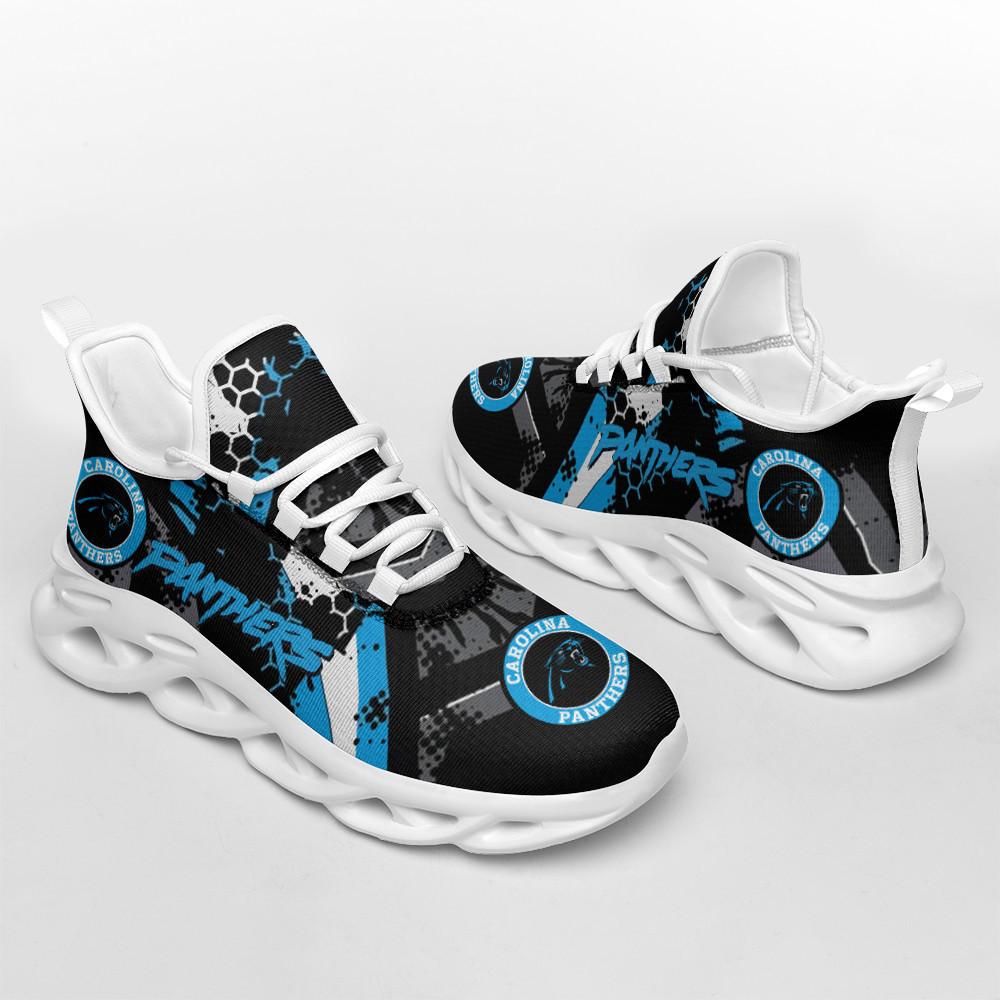 Carolina Panthers Max Soul Shoes Sneakers for Men And Women – NFL Football Fan Shoes, Team Sneakers - Image 4