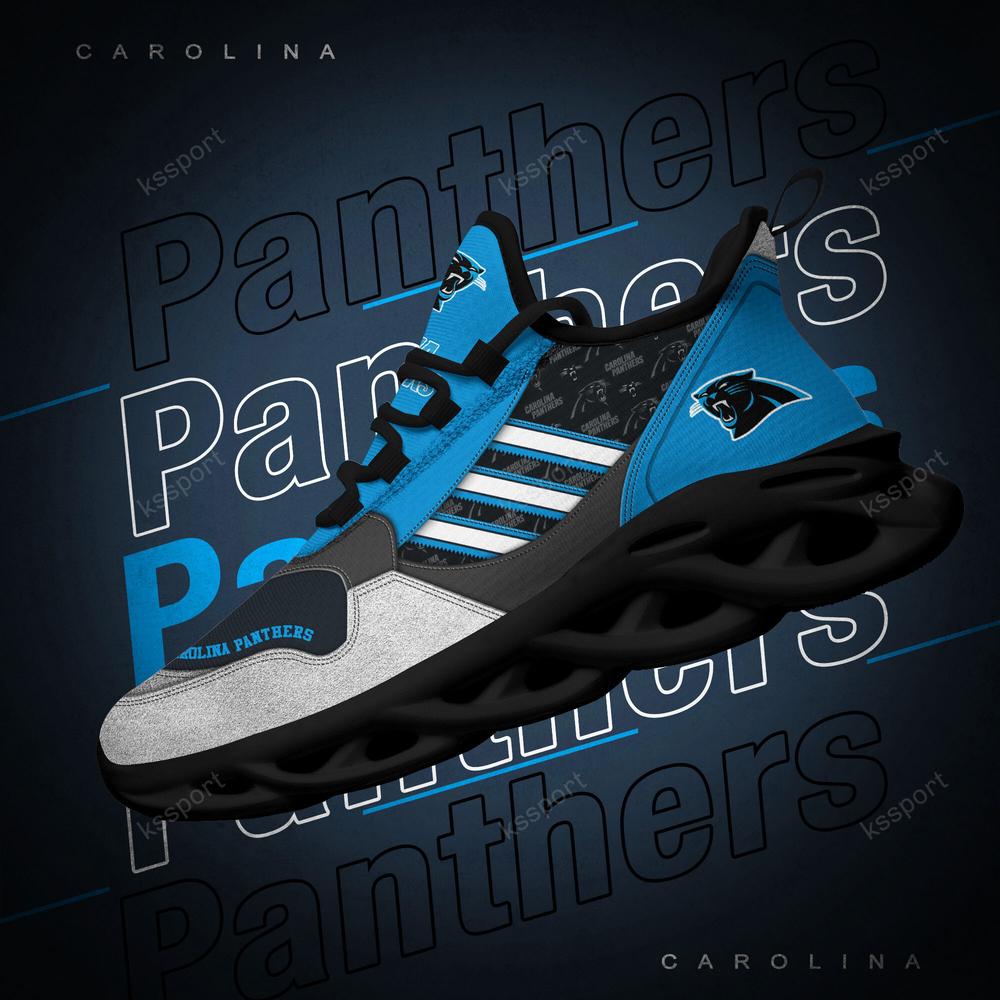 Carolina Panthers Max Soul Shoes Sneakers for Men And Women – NFL Football Fan Shoes, Team Sneakers - Image 4