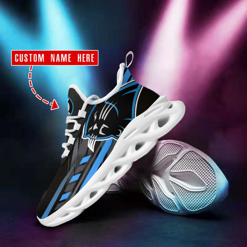 Carolina Panthers Max Soul Shoes Sneakers for Men And Women – NFL Football Fan Shoes, Team Sneakers - Image 4