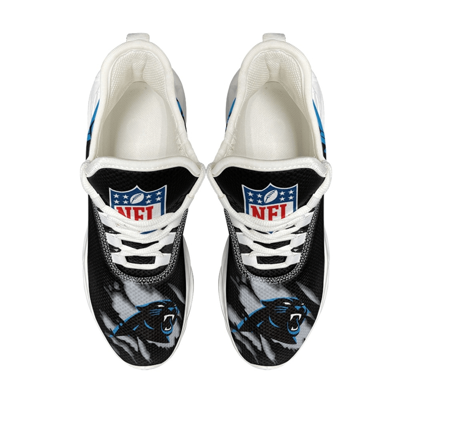 Carolina Panthers Max Soul Shoes Sneakers for Men And Women – NFL Football Fan Shoes, Team Sneakers - Image 3