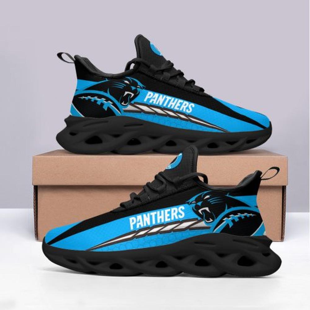 Carolina Panthers Max Soul Shoes Sneakers for Men And Women – NFL Football Fan Shoes, Team Sneakers - Image 5