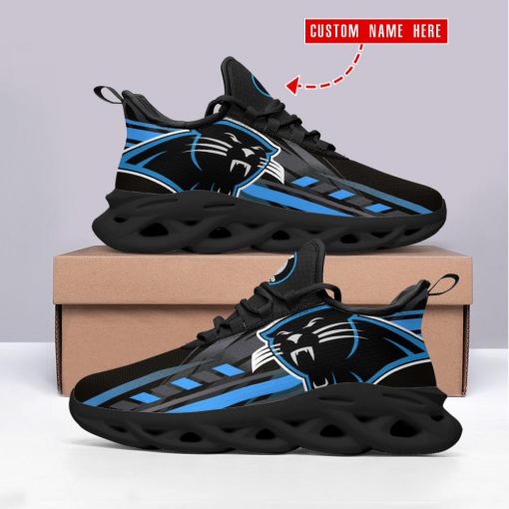 Carolina Panthers Max Soul Shoes Sneakers for Men And Women – NFL Football Fan Shoes, Team Sneakers - Image 5