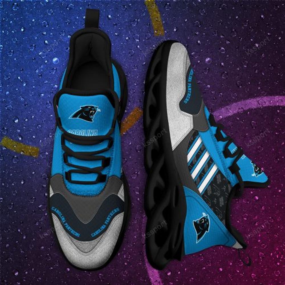 Carolina Panthers Max Soul Shoes Sneakers for Men And Women – NFL Football Fan Shoes, Team Sneakers - Image 5