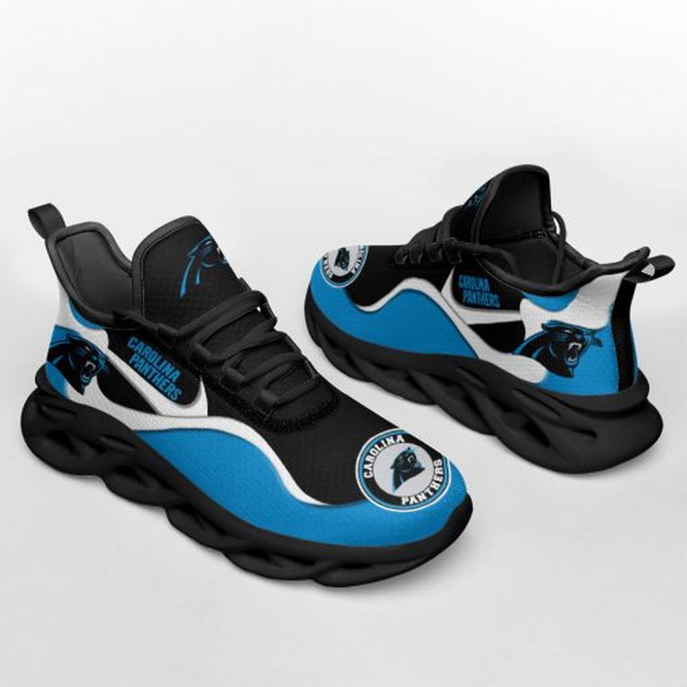 Carolina Panthers Max Soul Shoes Sneakers for Men And Women – NFL Football Fan Shoes, Team Sneakers - Image 5