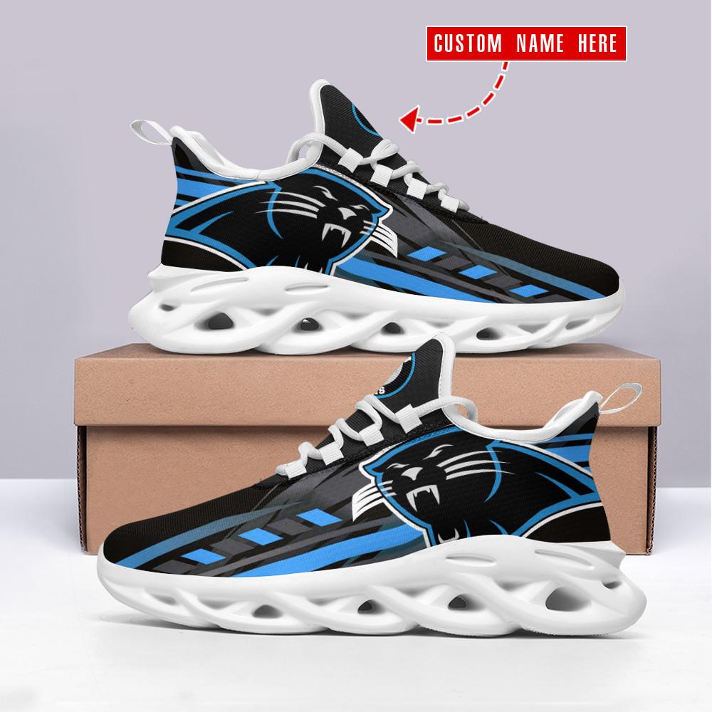 Carolina Panthers Max Soul Shoes Sneakers for Men And Women – NFL Football Fan Shoes, Team Sneakers - Image 3