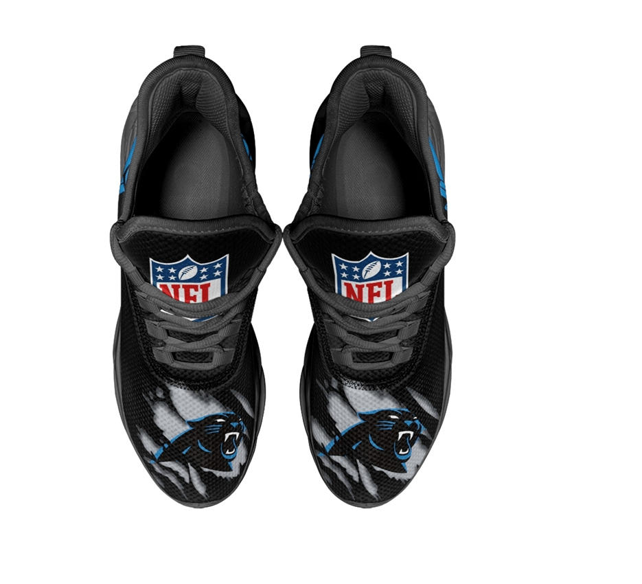 Carolina Panthers Max Soul Shoes Sneakers for Men And Women – NFL Football Fan Shoes, Team Sneakers - Image 5