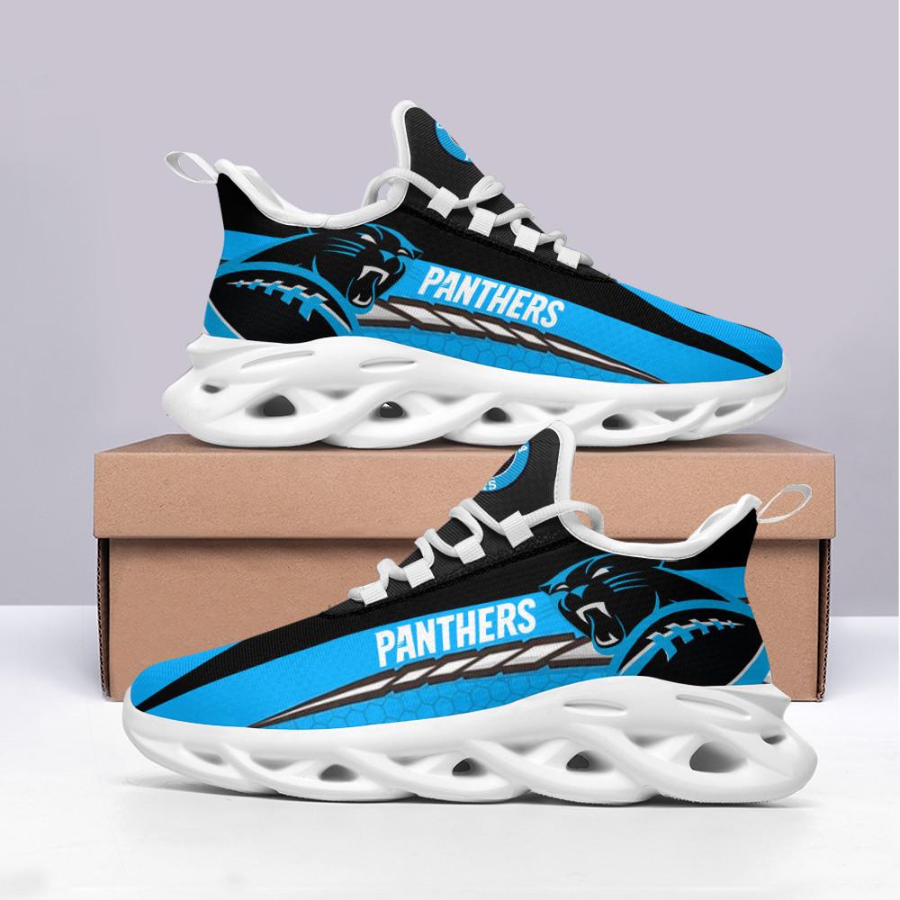 Carolina Panthers Max Soul Shoes Sneakers for Men And Women – NFL Football Fan Shoes, Team Sneakers - Image 3