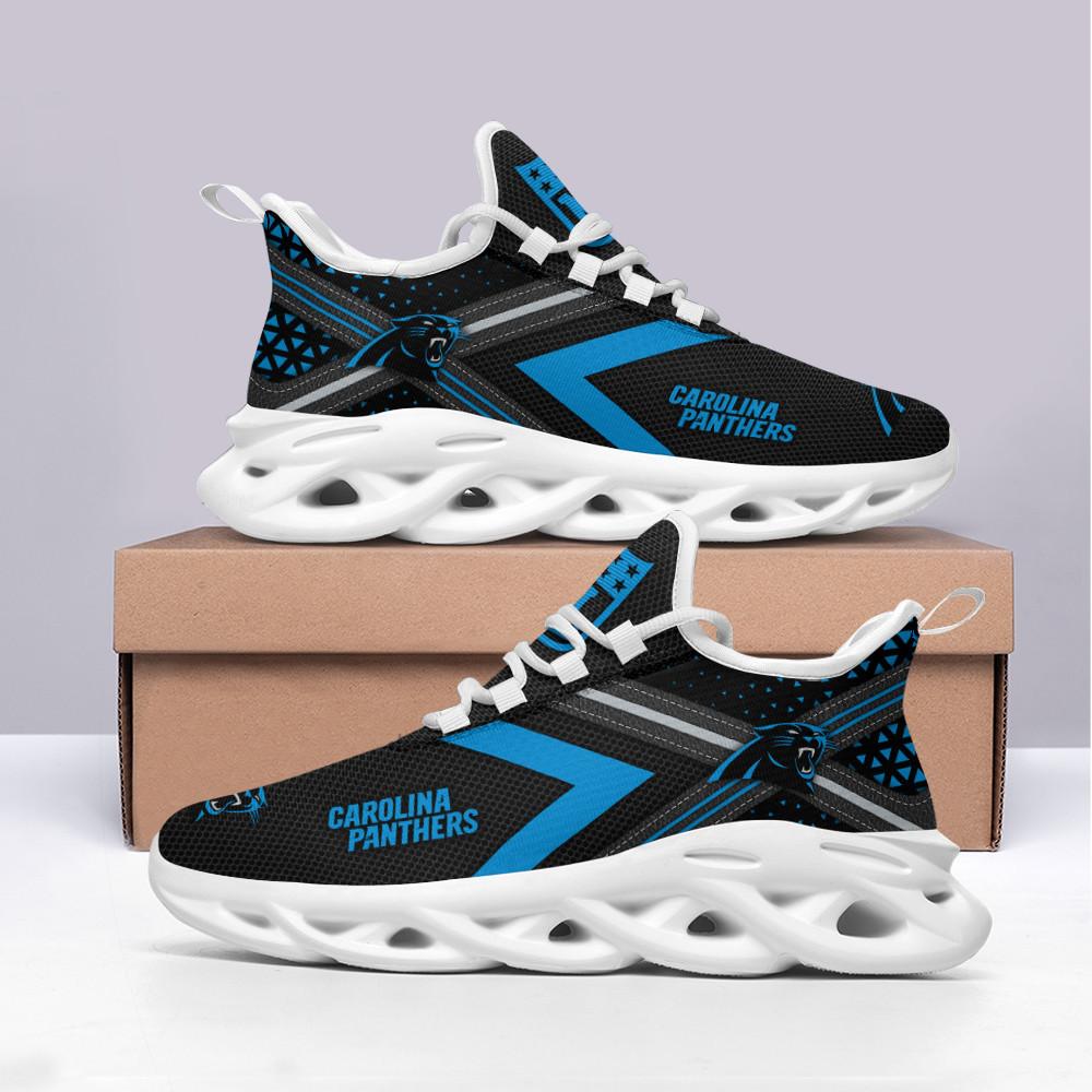 Carolina Panthers Max Soul Shoes Sneakers for Men And Women – NFL Football Fan Shoes, Team Sneakers - Image 3