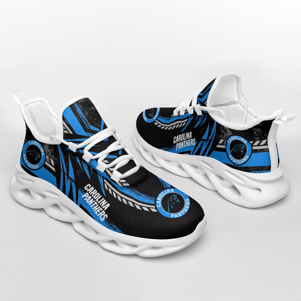 Carolina Panthers Max Soul Shoes Sneakers for Men And Women – NFL Football Fan Shoes, Team Sneakers - Image 4