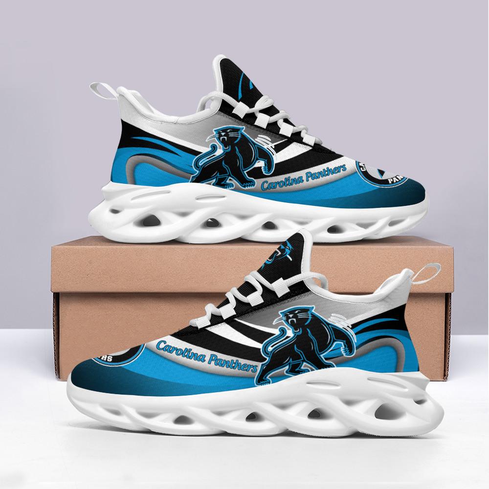 Carolina Panthers Max Soul Shoes Sneakers for Men And Women – NFL Football Fan Shoes, Team Sneakers - Image 3