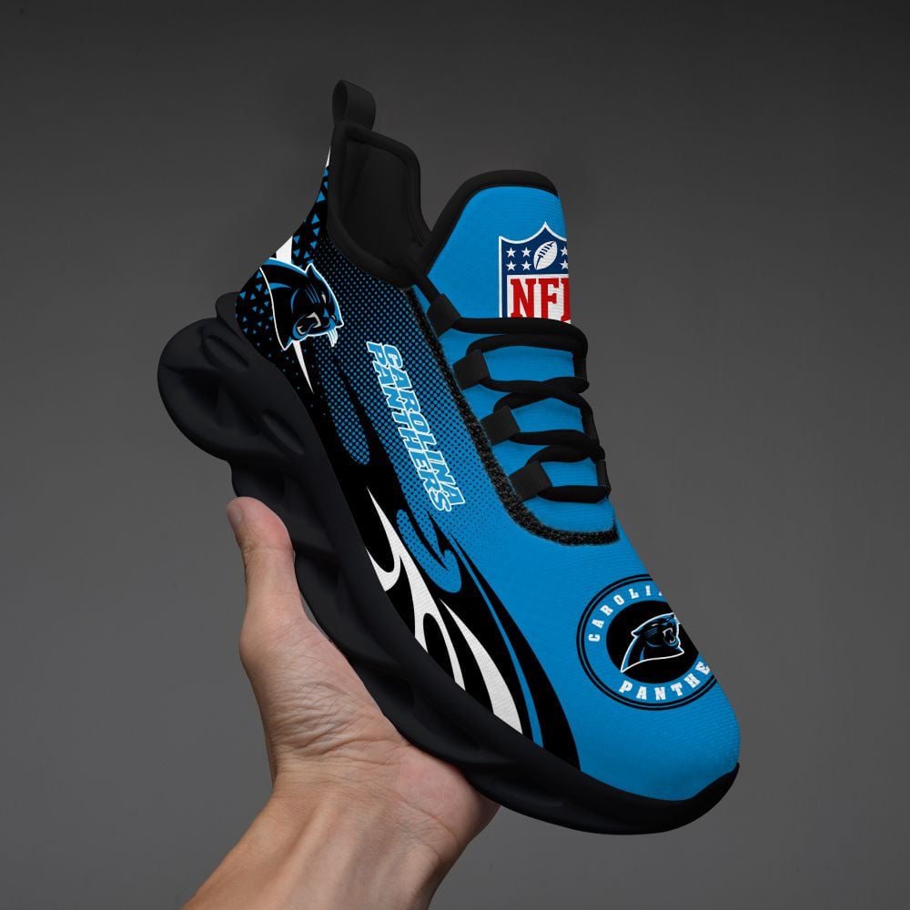 Carolina Panthers NFL Max Soul Shoes Sneakers for Men And Women – NFL Football Fan Shoes, Team Sneakers - Image 3
