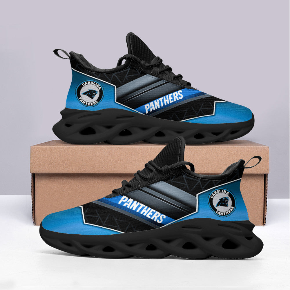 Carolina Panthers NFL Max Soul Shoes Sneakers for Men And Women – NFL Football Fan Shoes, Team Sneakers