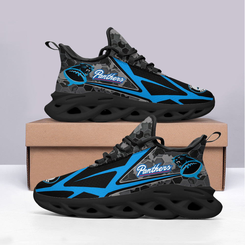 Carolina Panthers NFL Max Soul Shoes Sneakers for Men And Women – NFL Football Fan Shoes, Team Sneakers