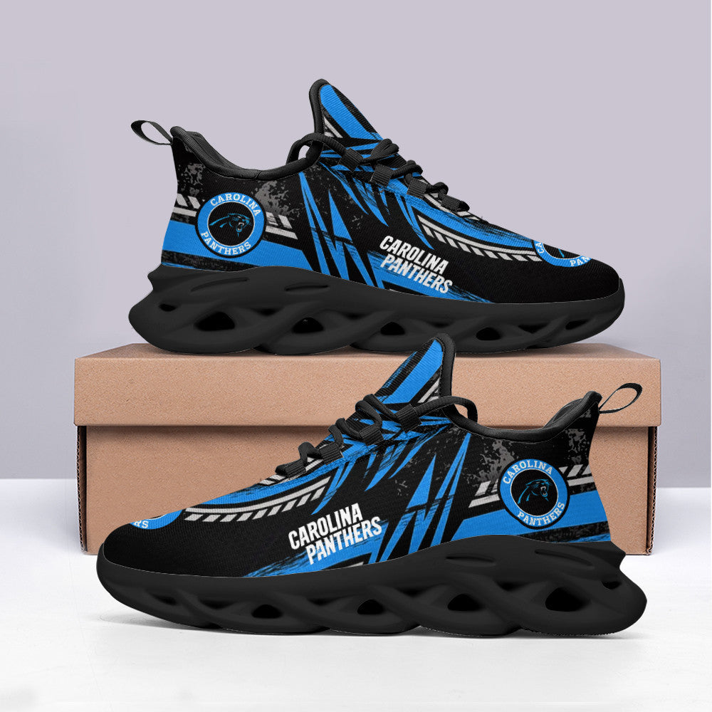 Carolina Panthers NFL Max Soul Shoes Sneakers for Men And Women – NFL Football Fan Shoes, Team Sneakers