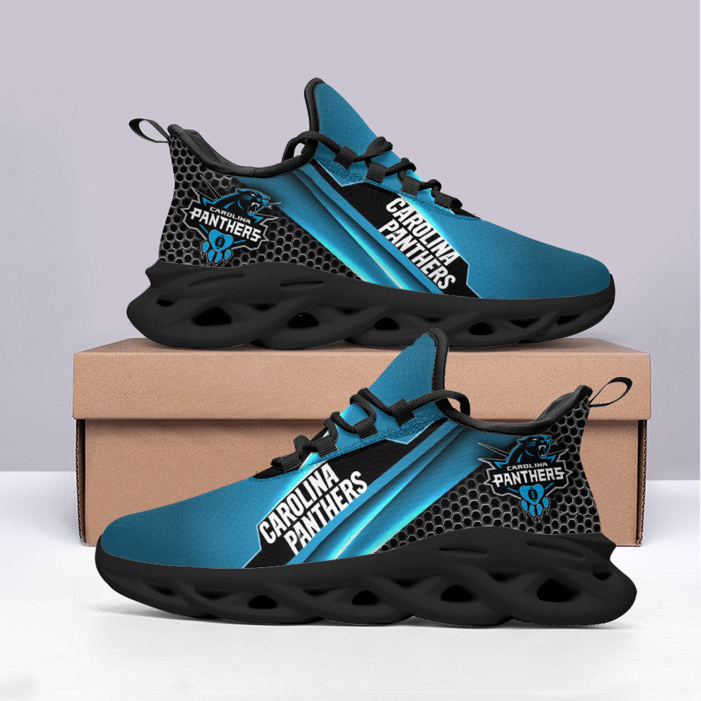 Carolina Panthers NFL Max Soul Shoes Sneakers for Men And Women – NFL Football Fan Shoes, Team Sneakers