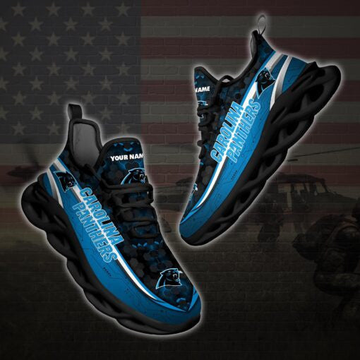 Carolina Panthers NFL Max Soul Shoes Sneakers for Men And Women – NFL Football Fan Shoes, Team Sneakers - Image 4