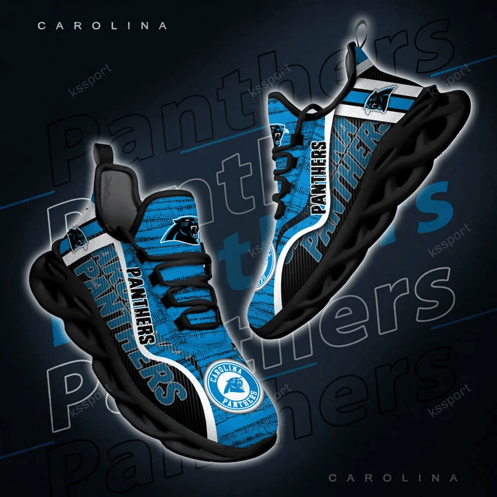 Carolina Panthers NFL Max Soul Shoes Sneakers for Men And Women – NFL Football Fan Shoes, Team Sneakers - Image 6