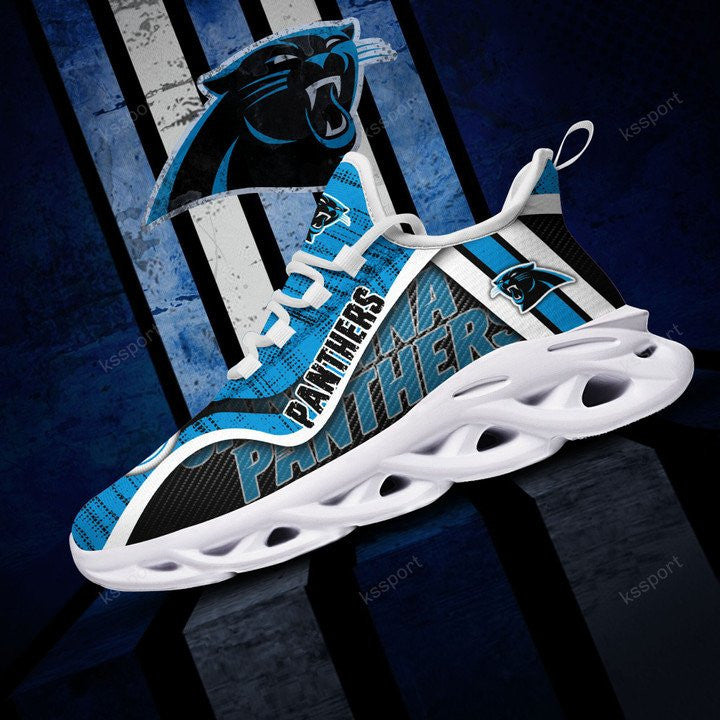 Carolina Panthers NFL Max Soul Shoes Sneakers for Men And Women – NFL Football Fan Shoes, Team Sneakers