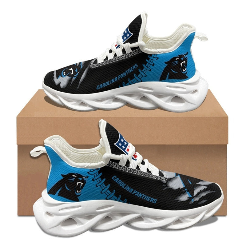 Carolina Panthers NFL Max Soul Shoes Sneakers for Men And Women – NFL Football Fan Shoes, Team Sneakers