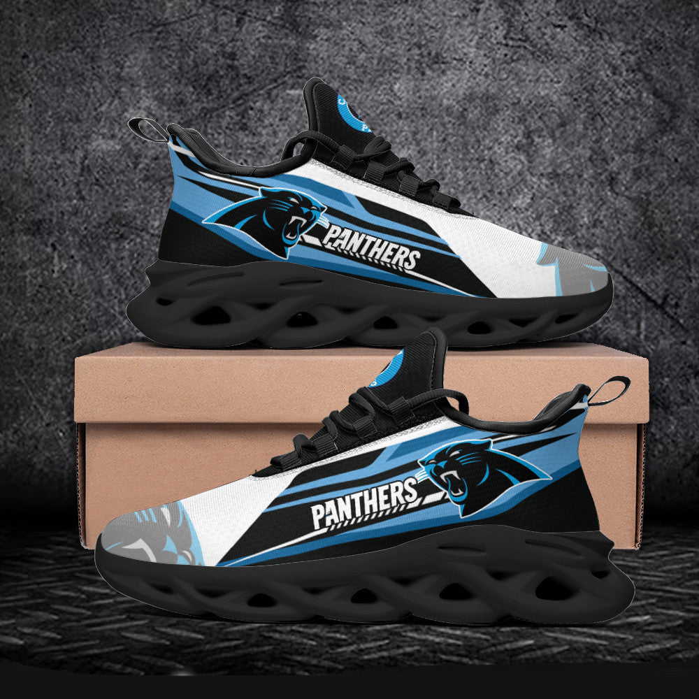 Carolina Panthers NFL Max Soul Shoes Sneakers for Men And Women – NFL Football Fan Shoes, Team Sneakers