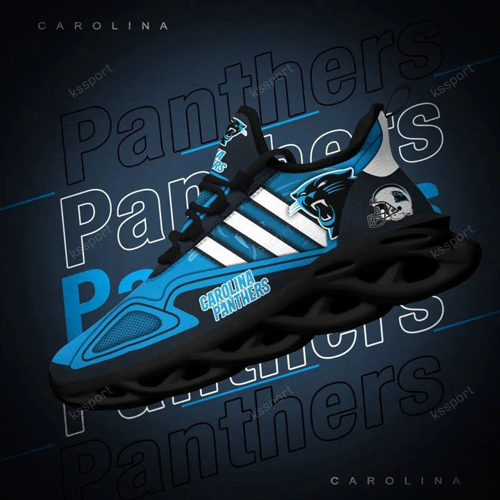 Carolina Panthers NFL Max Soul Shoes Sneakers for Men And Women – NFL Football Fan Shoes, Team Sneakers - Image 3