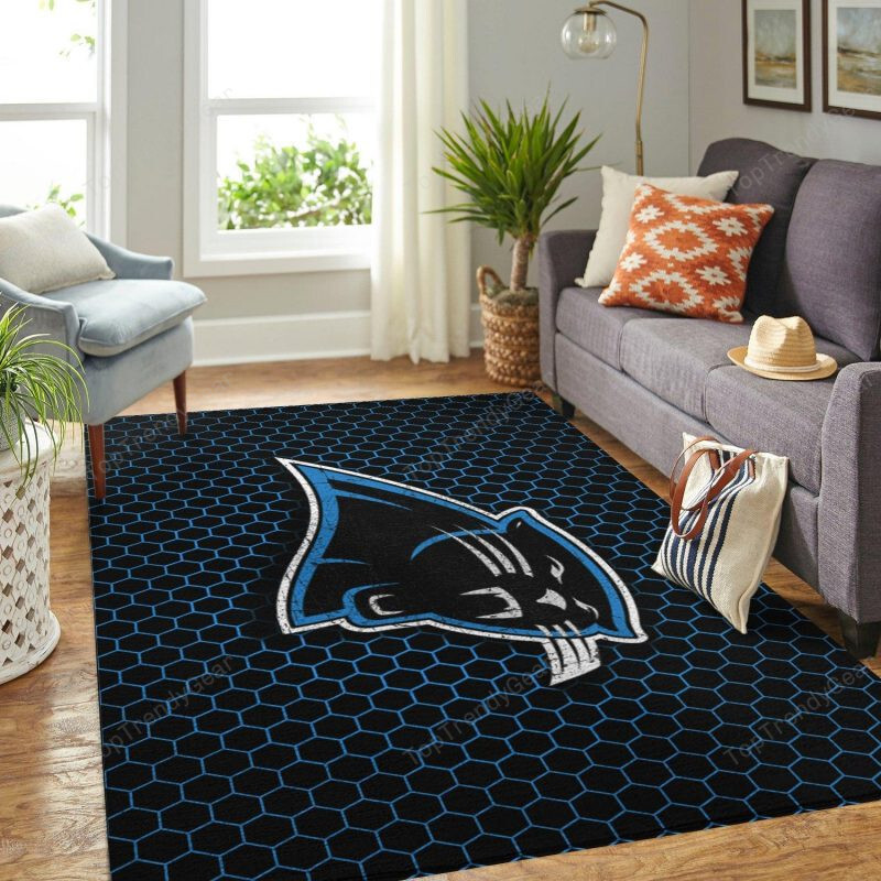 Carolina Panthers Room Sport Custom Area Rectangle Area Rug – Full Print Carpet For Living Room & Bedroom Home Decor