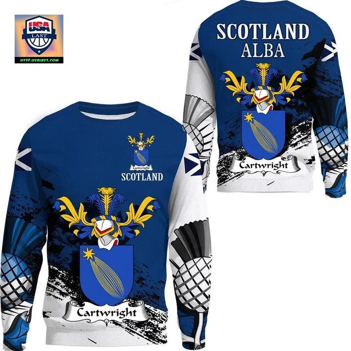 Cartwright Scottish Family Crest Scotland Special Sweater 