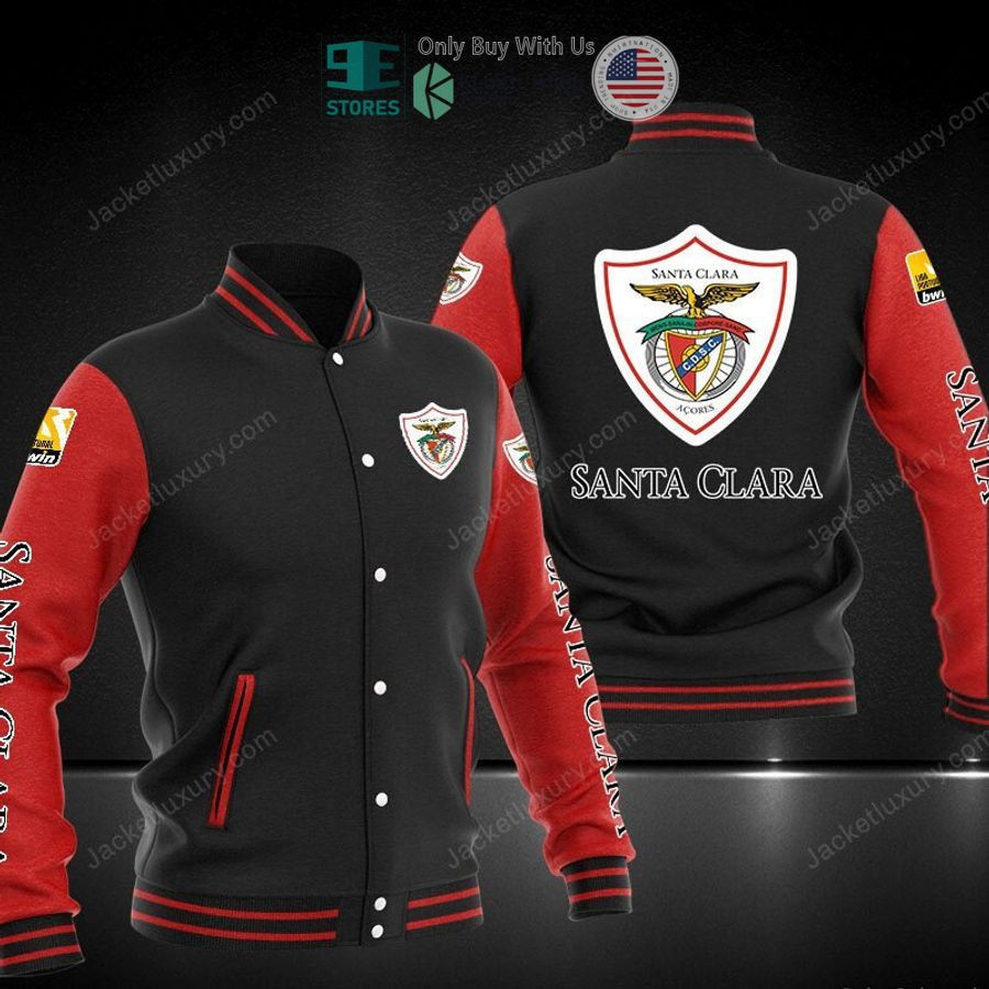 CD Santa Clara Varsity Baseball Jacket for Men & Women | Soccer Team Fan Gift