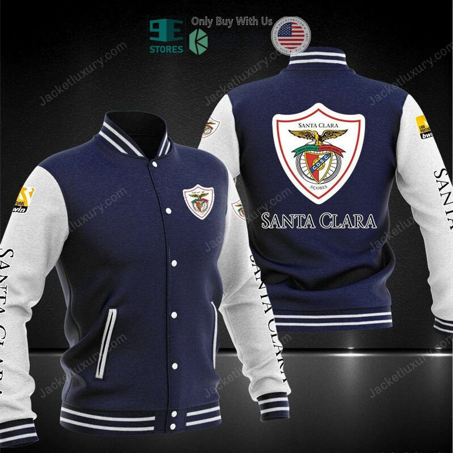 CD Santa Clara Varsity Baseball Jacket for Men & Women | Soccer Team Fan Gift