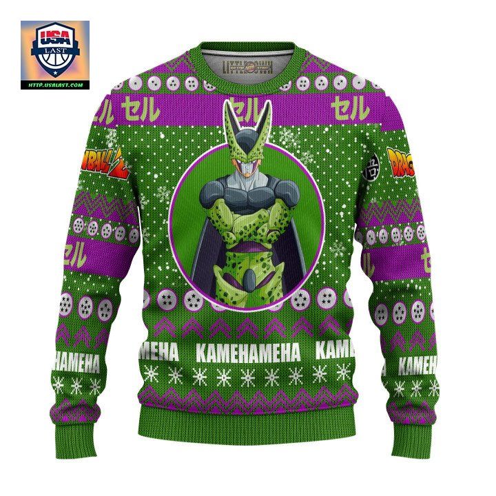 Cell Ugly Christmas Sweater And 3D Hoodie Dragon Ball Z Xmas Gift