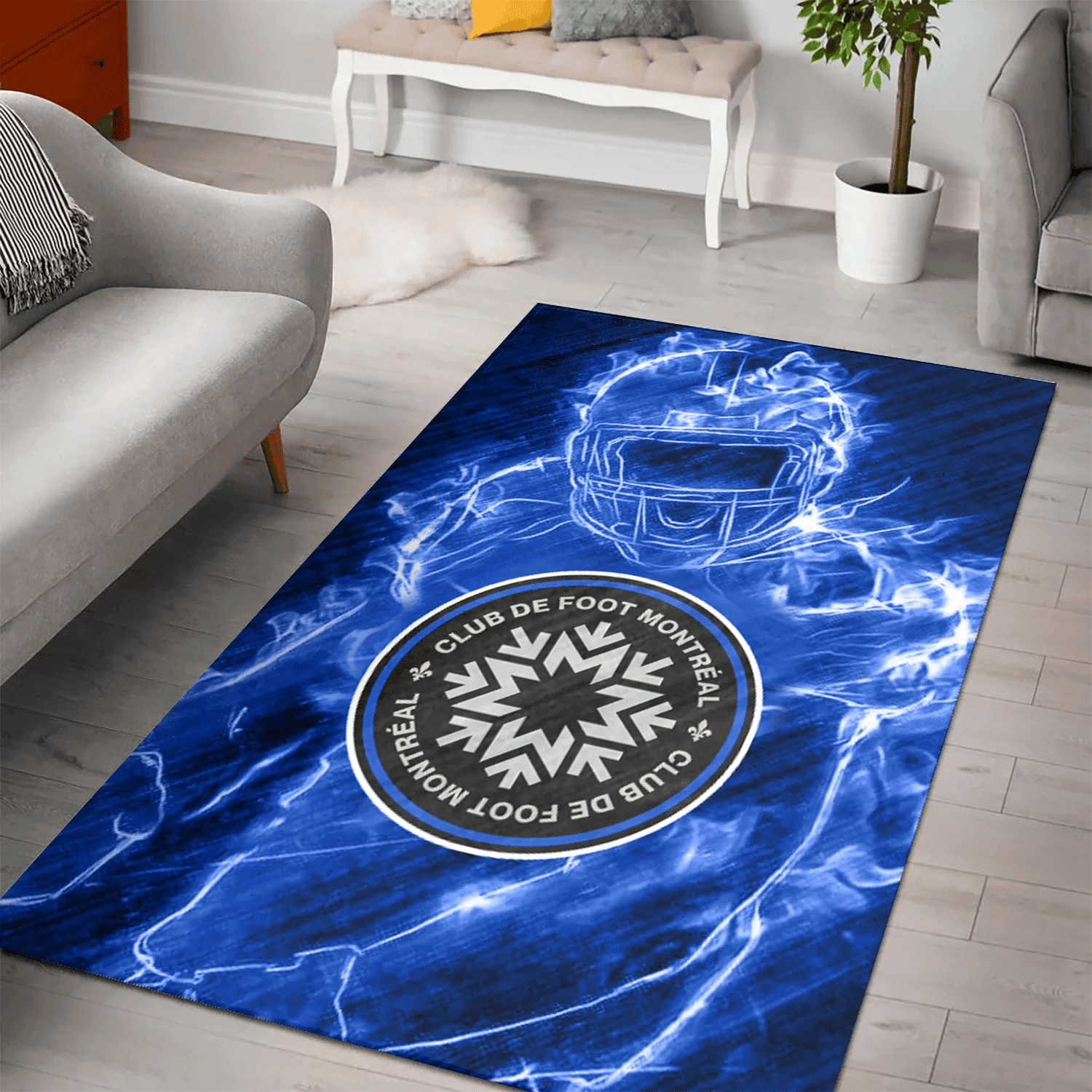 Cf Montreal Legend 3D Full Print Rectangle Area Rug – Full Print Carpet For Living Room & Bedroom Home Decor