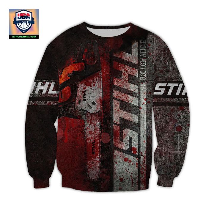Chainsaw Stihl Brand Halloween 3D Sweater