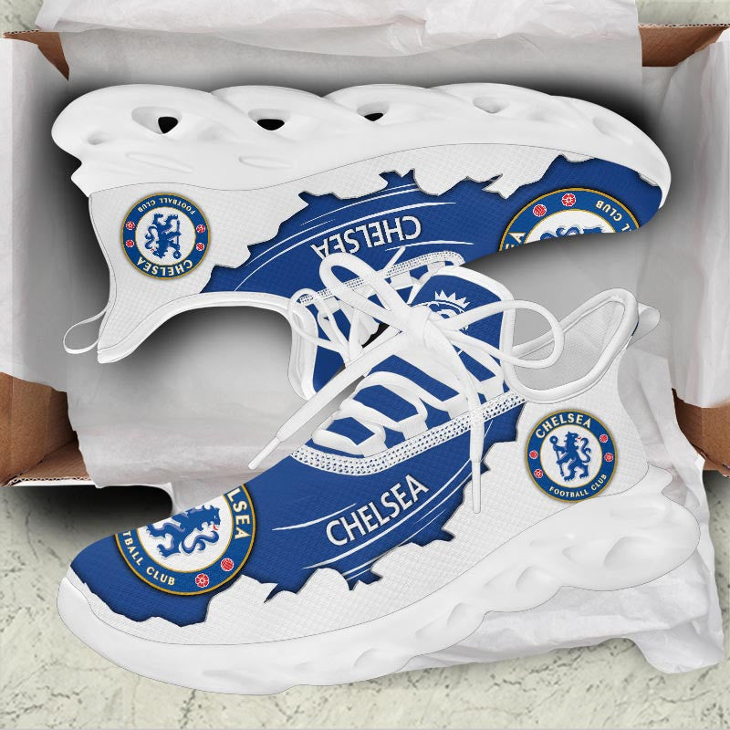 Chelsea F.C. Max Soul Shoes Sneakers for Men And Women – Soccer Fan Shoes, Team Sneakers - Image 3