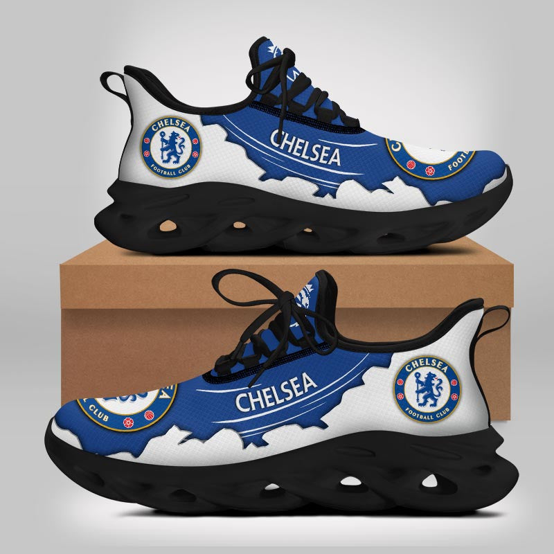 Chelsea F.C. Max Soul Shoes Sneakers for Men And Women – Soccer Fan Shoes, Team Sneakers - Image 5