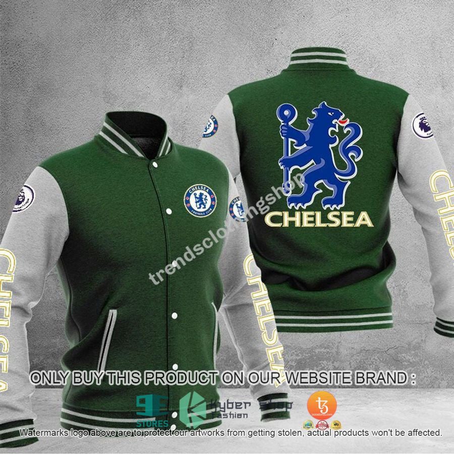 Chelsea FC Varsity Baseball Jacket for Men & Women | Soccer Team Fan Gift