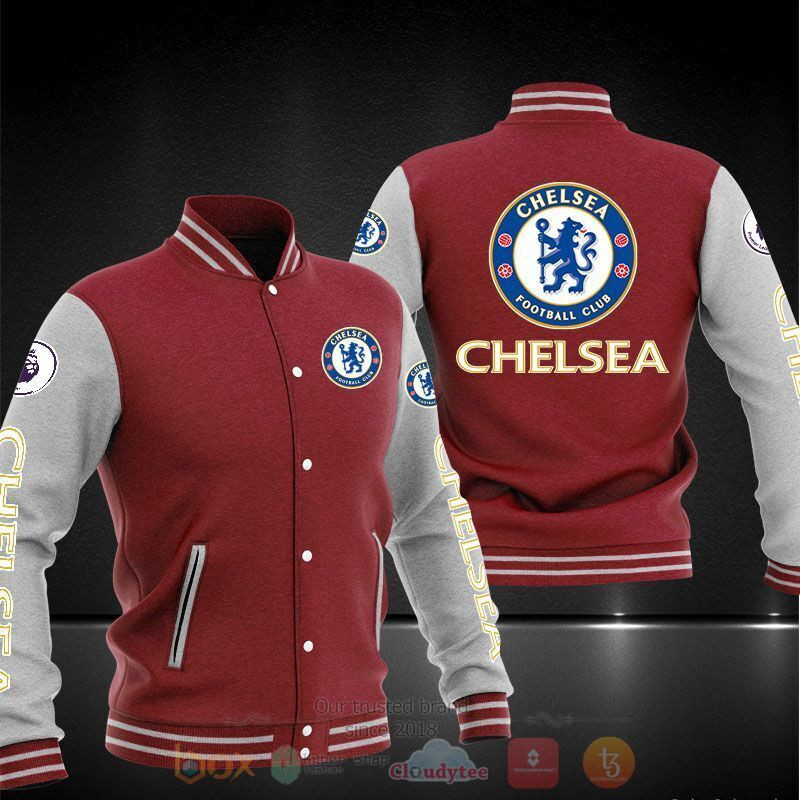 Chelsea FC Varsity Baseball Jacket for Men & Women | Soccer Team Fan Gift