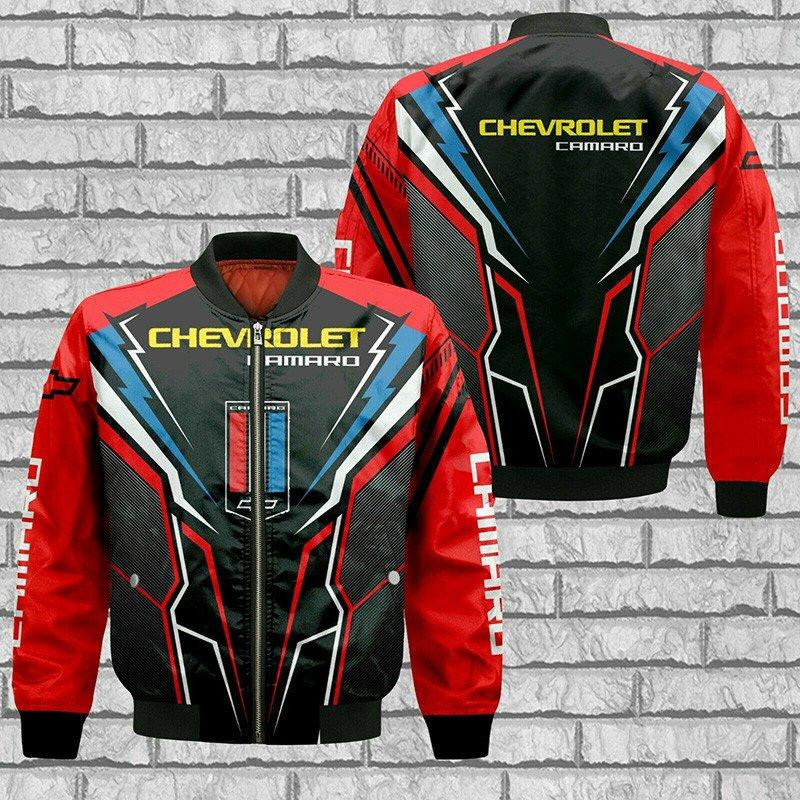 Chevrolet Camaro Bomber Jacket | Automotive Jacket for Men & Women | Car Fan Gift