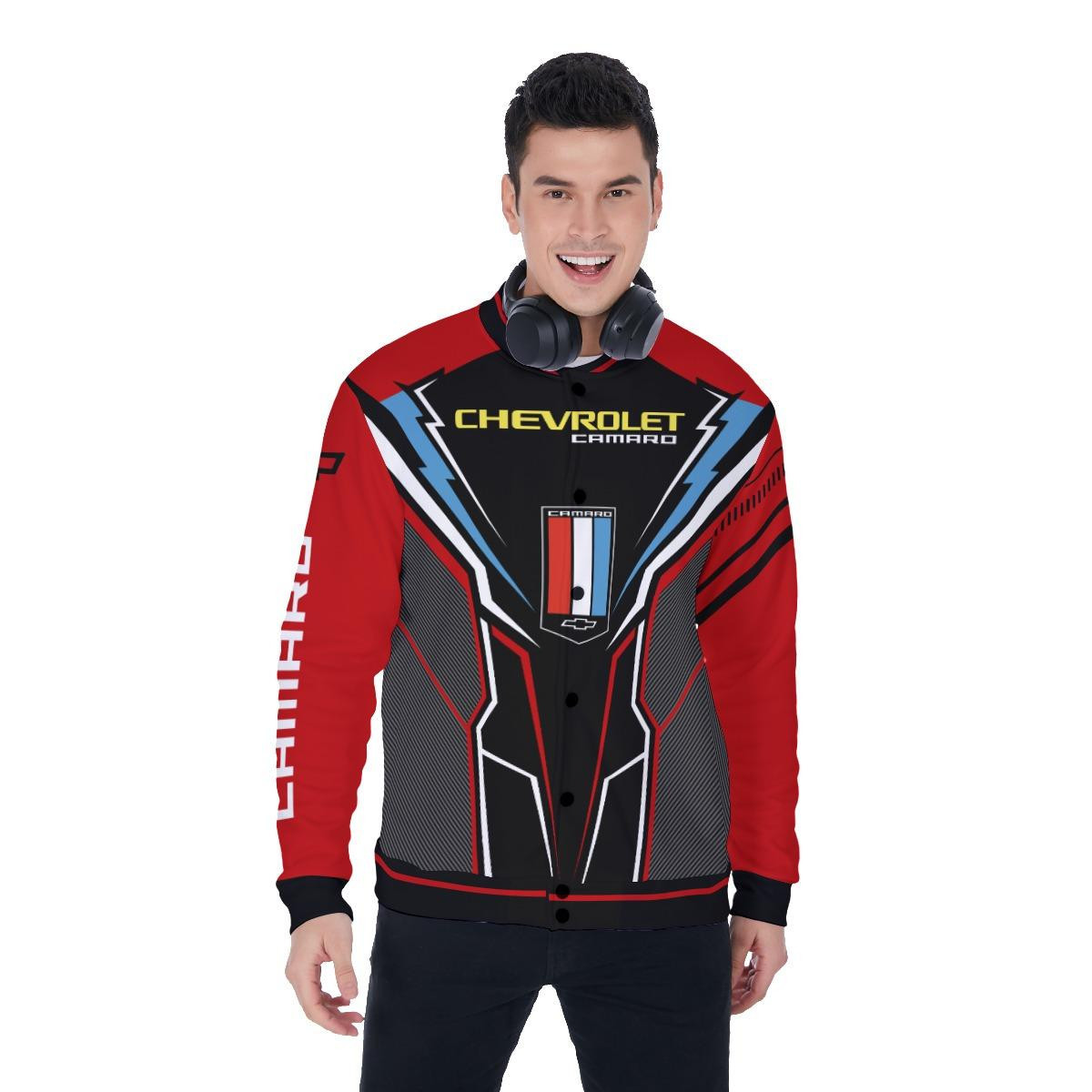 Chevrolet Camaro Fashion Baseball Jacket for Men & Women | Vehicle Brand Fan Gift