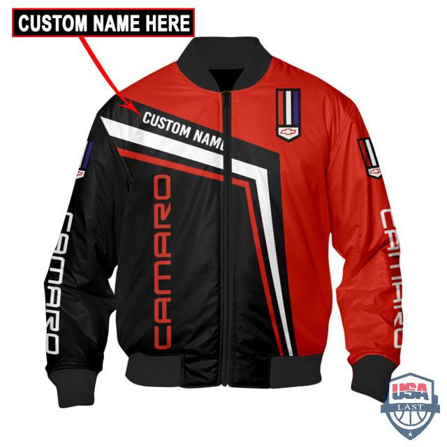 Chevrolet Camaro Personalized Bomber Jacket | Automotive Jacket for Men & Women | Car Fan Gift