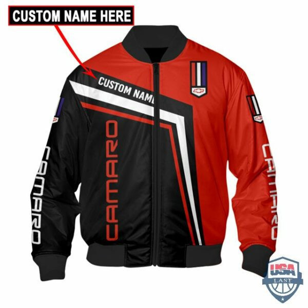 Chevrolet Camaro Personalized Bomber Jacket | Automotive Jacket for Men & Women | Car Fan Gift